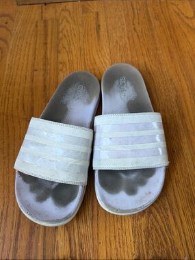 adidas Iridescent Stripe Slide Sandals